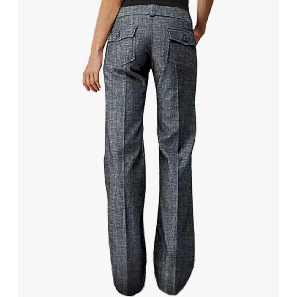 Flamingals Women’s Jeans Solid Double Breasted Pocket Straight Leg Jeans S. - Picture 5 of 14